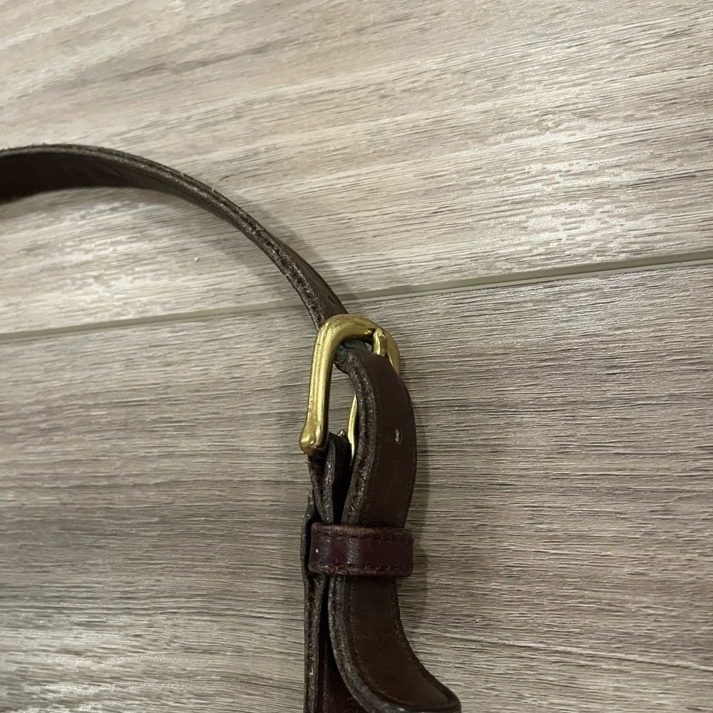 VINTAGE Coach Taylor Zip Crossbody Bag Leather 9944 MADE IN USA